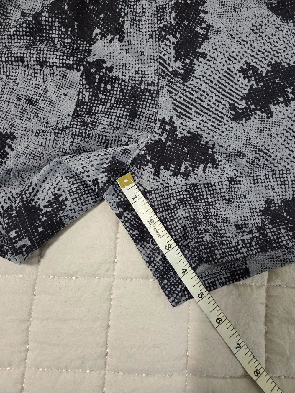 Champion Black and Gray Patterned Kids Shorts